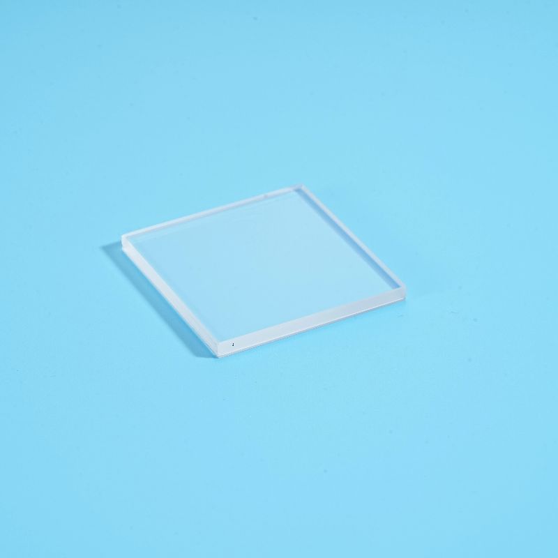 Optical rectangular  glass window plate
